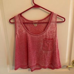 Crop Top Tank Tops with Razor Back